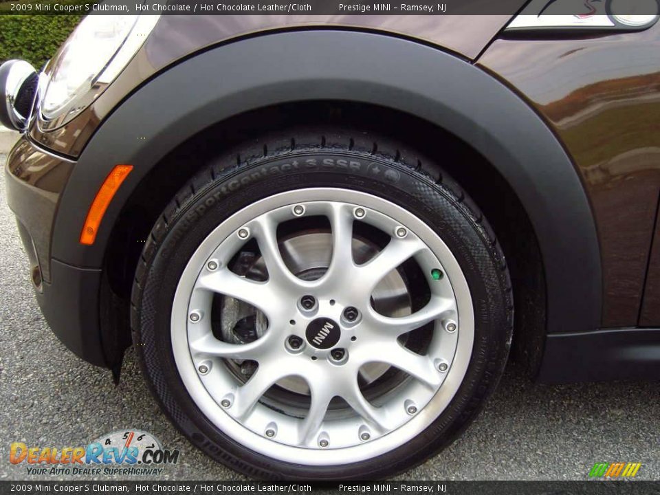 2009 Mini Cooper S Clubman Hot Chocolate / Hot Chocolate Leather/Cloth Photo #5