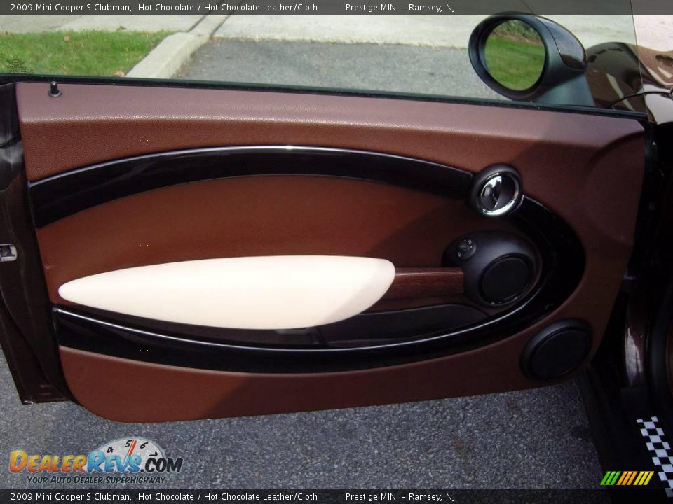 2009 Mini Cooper S Clubman Hot Chocolate / Hot Chocolate Leather/Cloth Photo #9