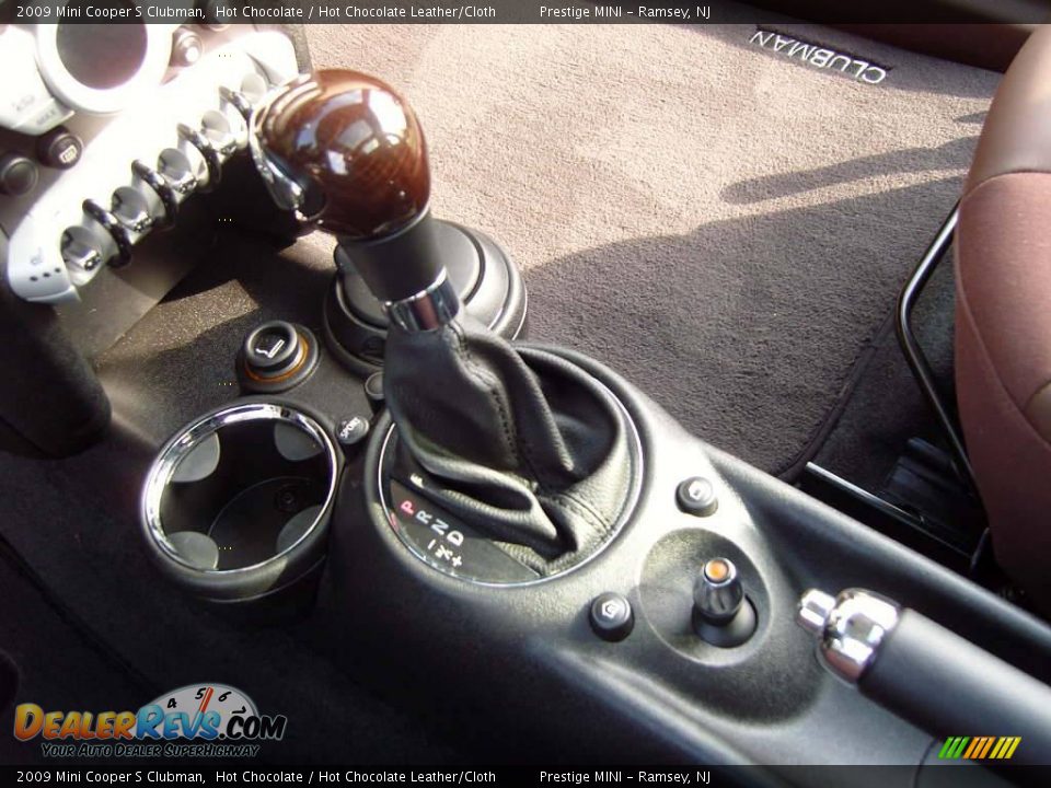 2009 Mini Cooper S Clubman Hot Chocolate / Hot Chocolate Leather/Cloth Photo #11