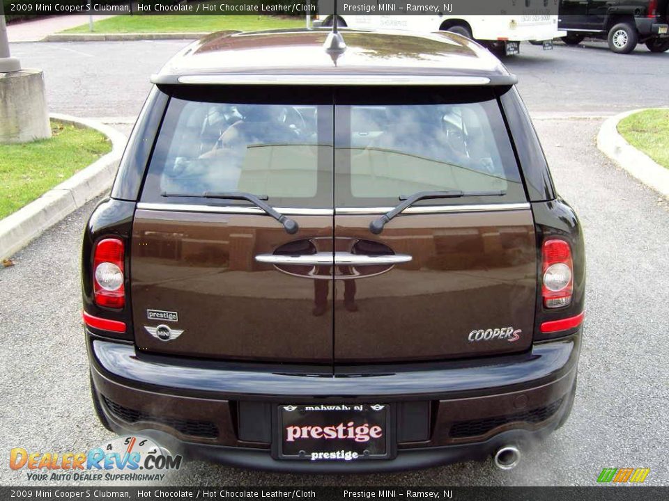 2009 Mini Cooper S Clubman Hot Chocolate / Hot Chocolate Leather/Cloth Photo #15