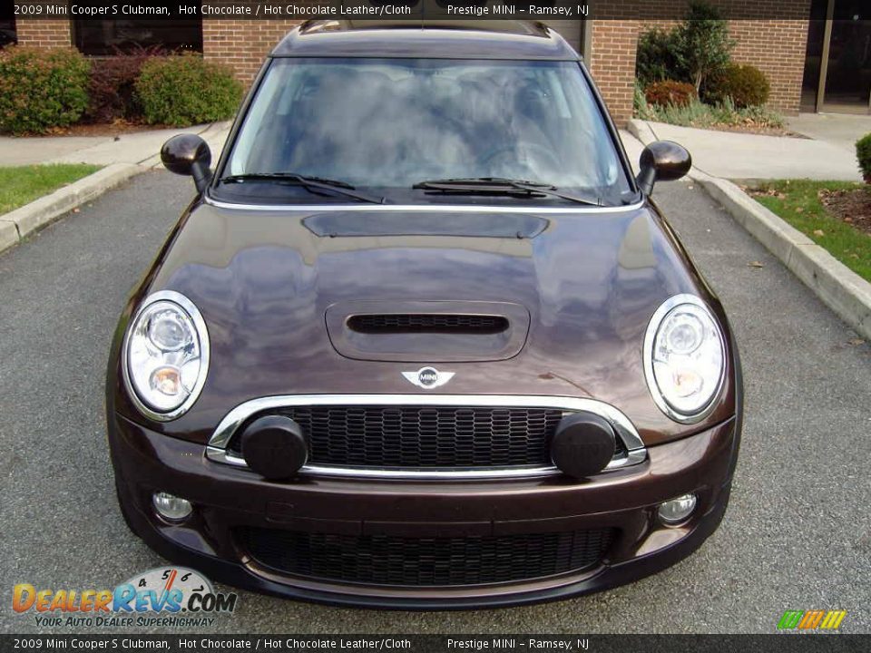 2009 Mini Cooper S Clubman Hot Chocolate / Hot Chocolate Leather/Cloth Photo #17
