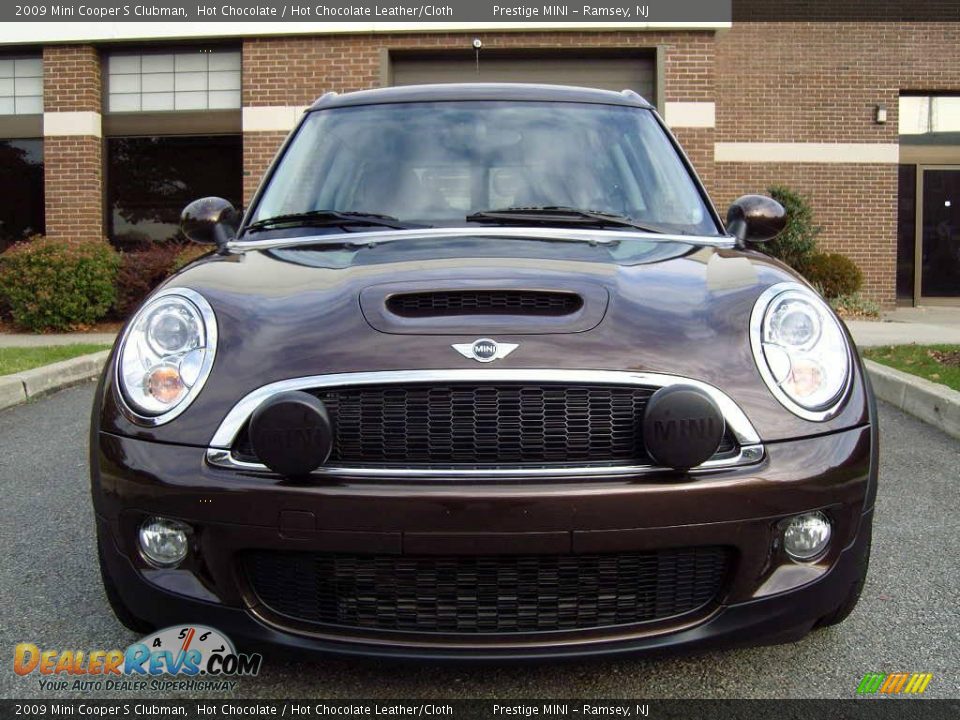 2009 Mini Cooper S Clubman Hot Chocolate / Hot Chocolate Leather/Cloth Photo #18