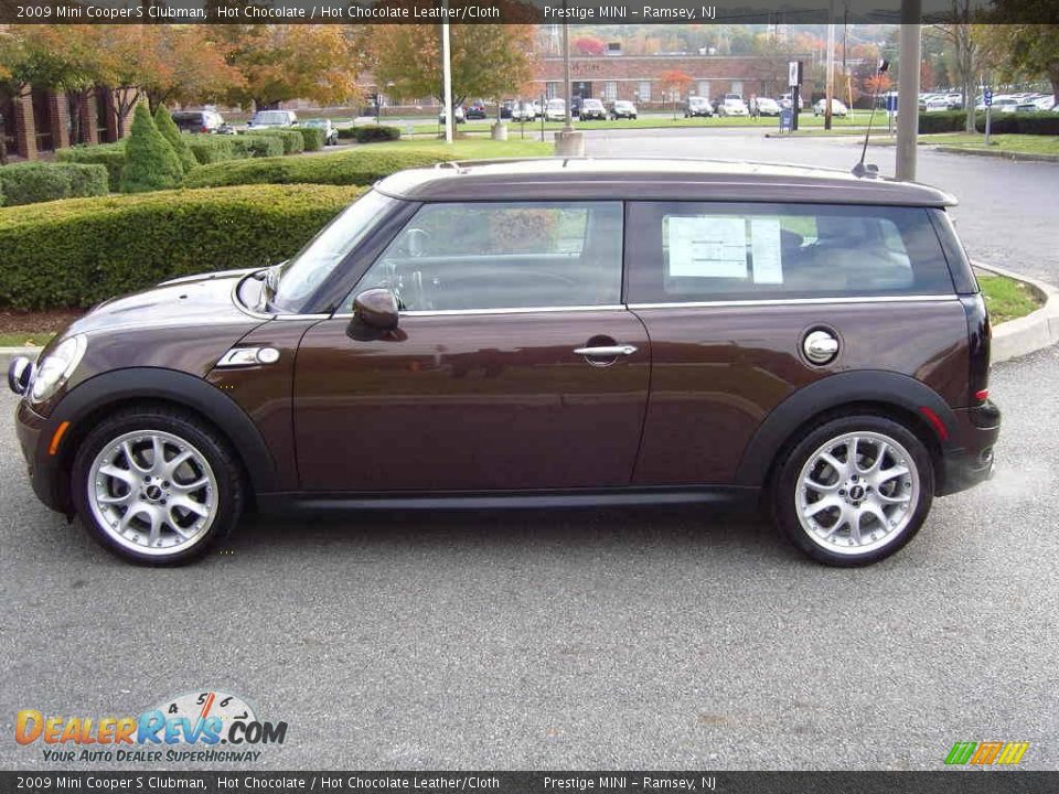 2009 Mini Cooper S Clubman Hot Chocolate / Hot Chocolate Leather/Cloth Photo #20