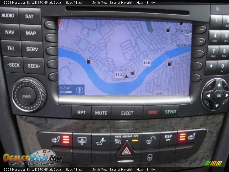 2008 Mercedes-Benz E 350 4Matic Sedan Black / Black Photo #3