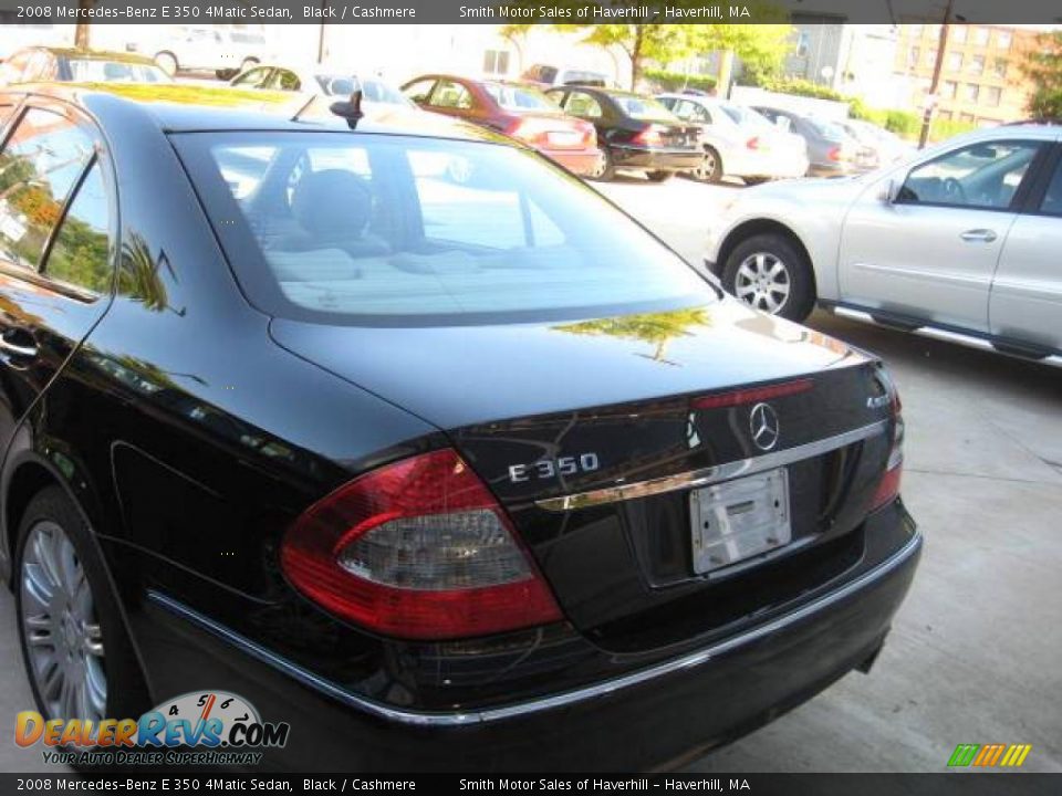 2008 Mercedes-Benz E 350 4Matic Sedan Black / Cashmere Photo #2