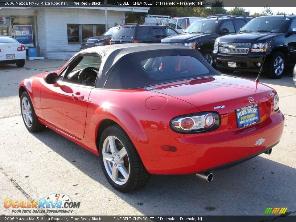 2006 Mazda MX-5 Miata Roadster True Red / Black Photo #5