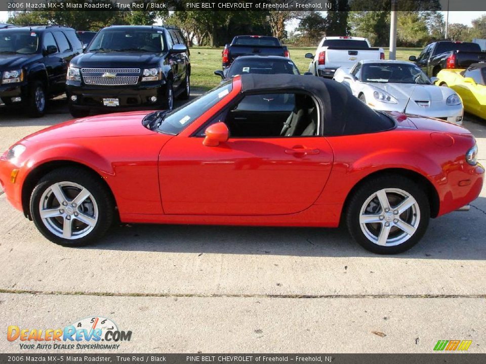 2006 Mazda MX-5 Miata Roadster True Red / Black Photo #6