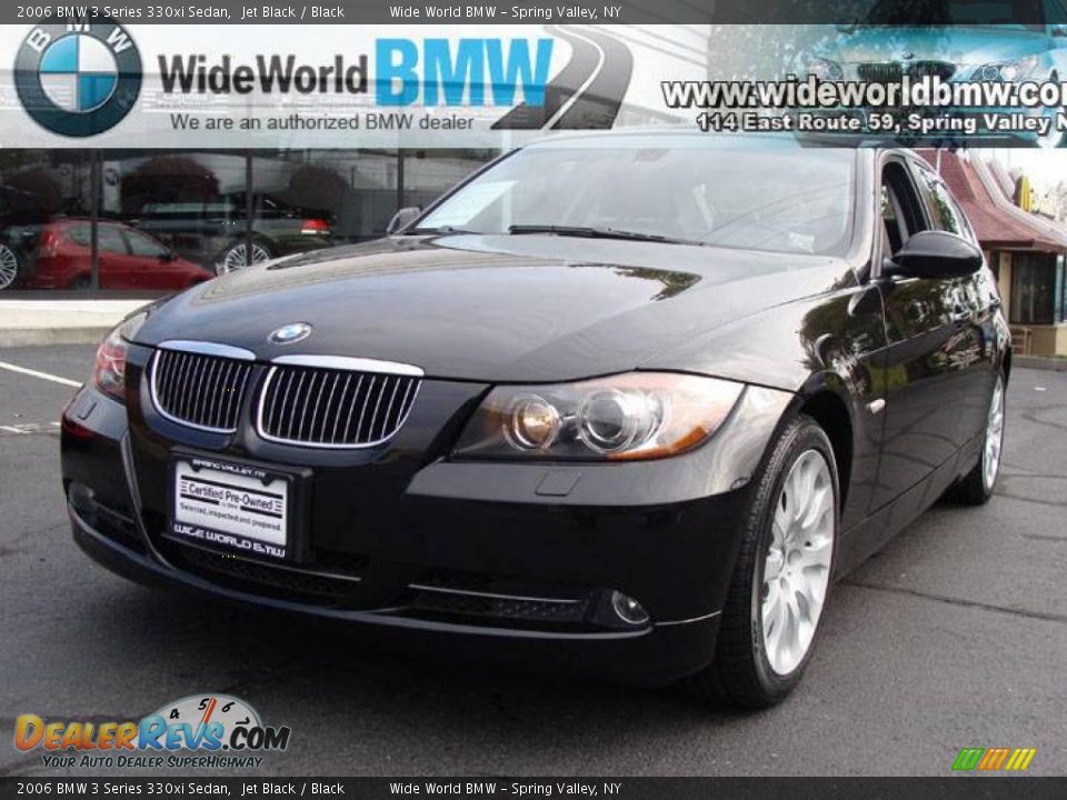 2006 BMW 3 Series 330xi Sedan Jet Black / Black Photo #1