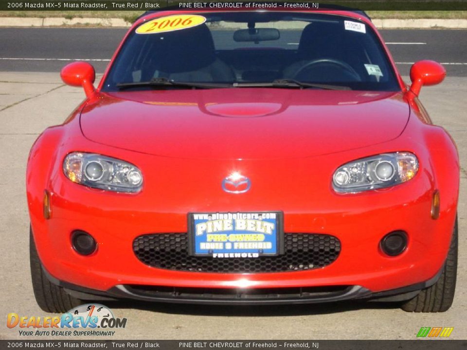 2006 Mazda MX-5 Miata Roadster True Red / Black Photo #10