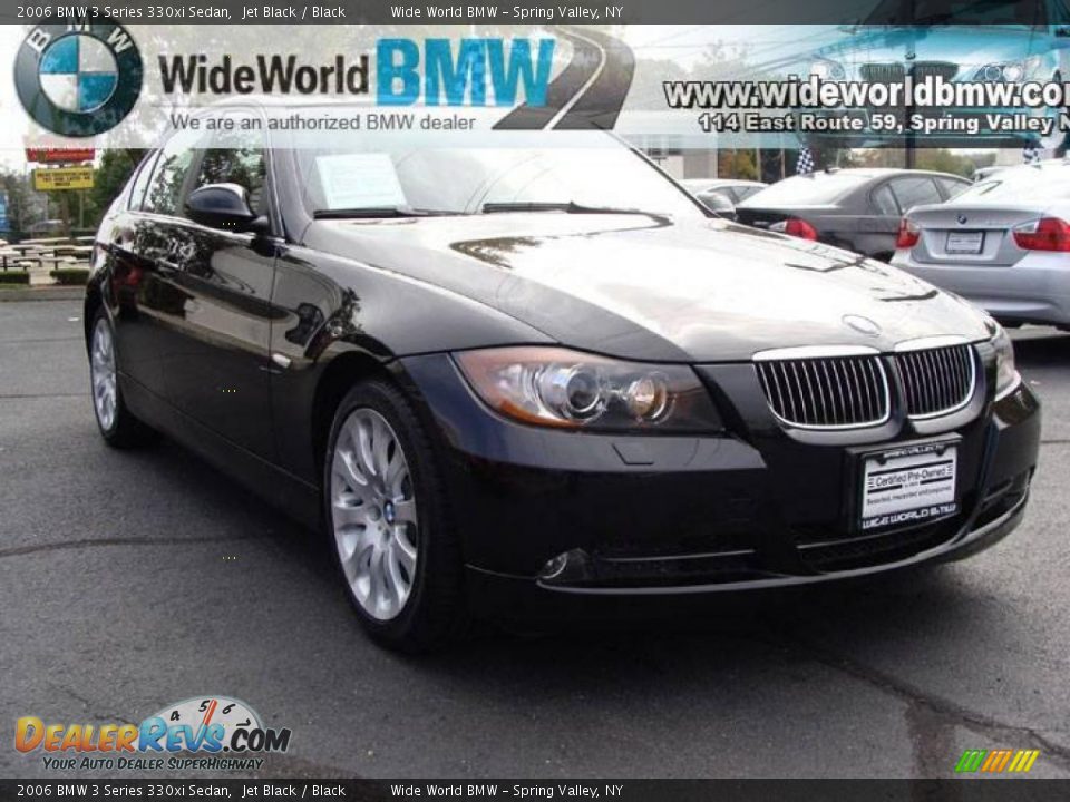 2006 BMW 3 Series 330xi Sedan Jet Black / Black Photo #3