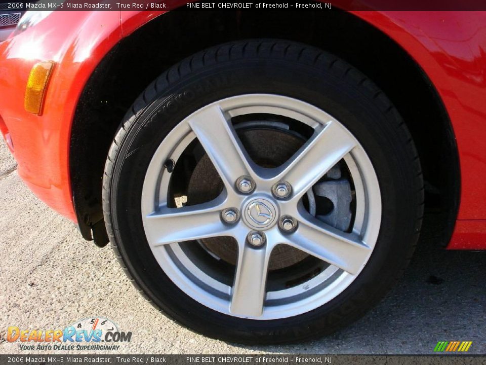 2006 Mazda MX-5 Miata Roadster True Red / Black Photo #12