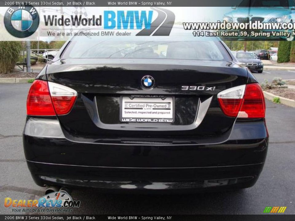 2006 BMW 3 Series 330xi Sedan Jet Black / Black Photo #5