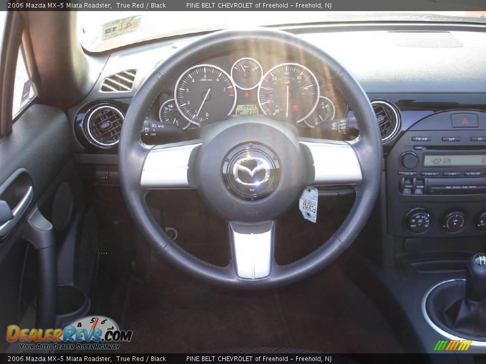 2006 Mazda MX-5 Miata Roadster True Red / Black Photo #14