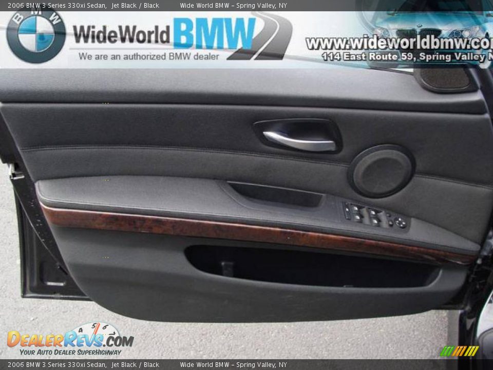 2006 BMW 3 Series 330xi Sedan Jet Black / Black Photo #6