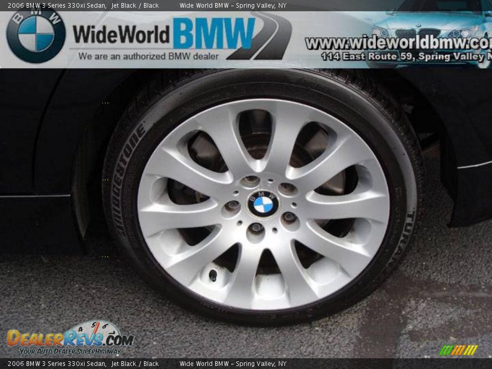 2006 BMW 3 Series 330xi Sedan Jet Black / Black Photo #10