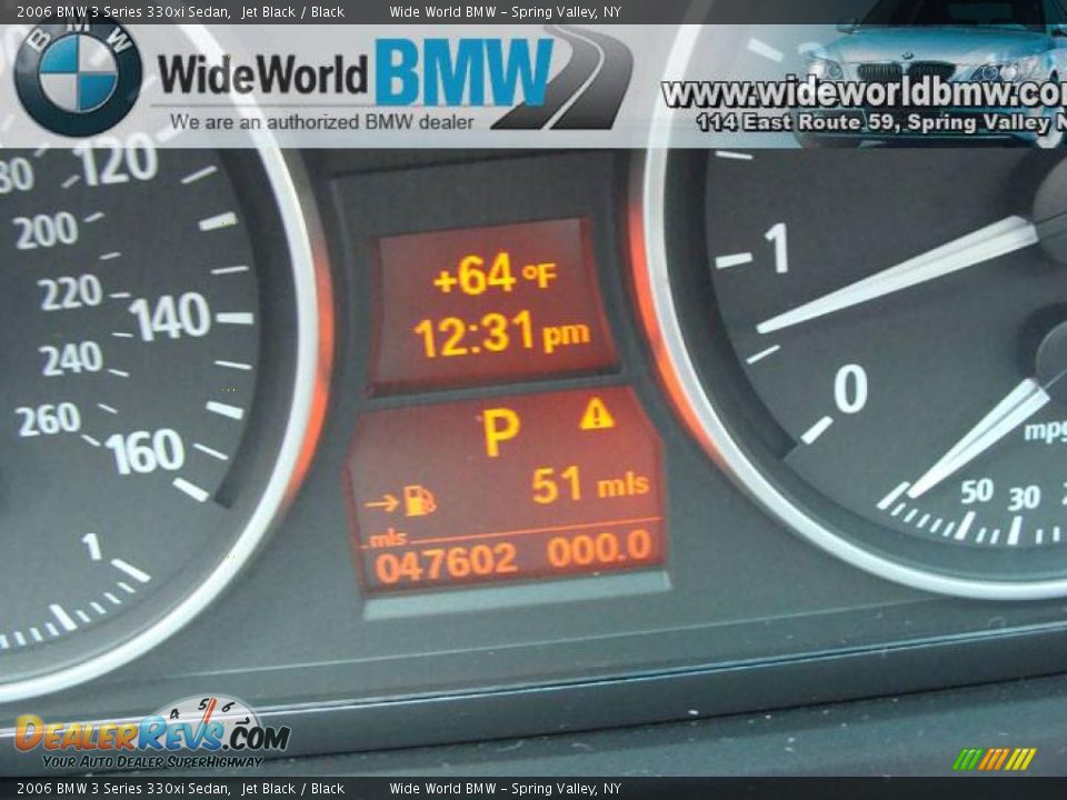 2006 BMW 3 Series 330xi Sedan Jet Black / Black Photo #14