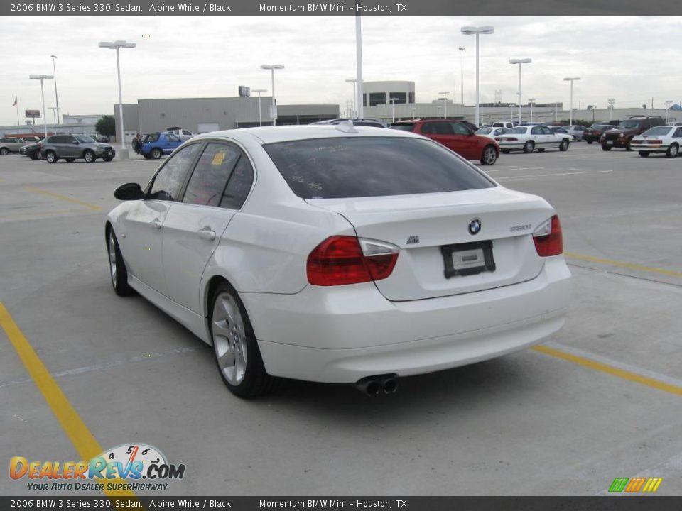 2006 BMW 3 Series 330i Sedan Alpine White / Black Photo #2