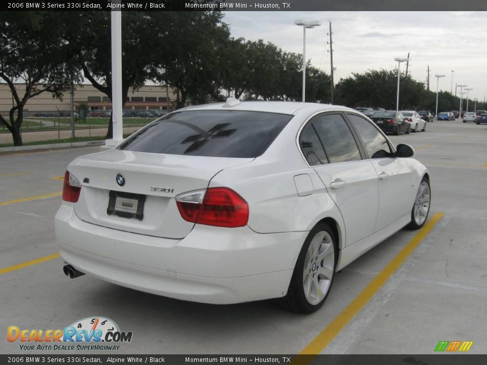 2006 BMW 3 Series 330i Sedan Alpine White / Black Photo #3