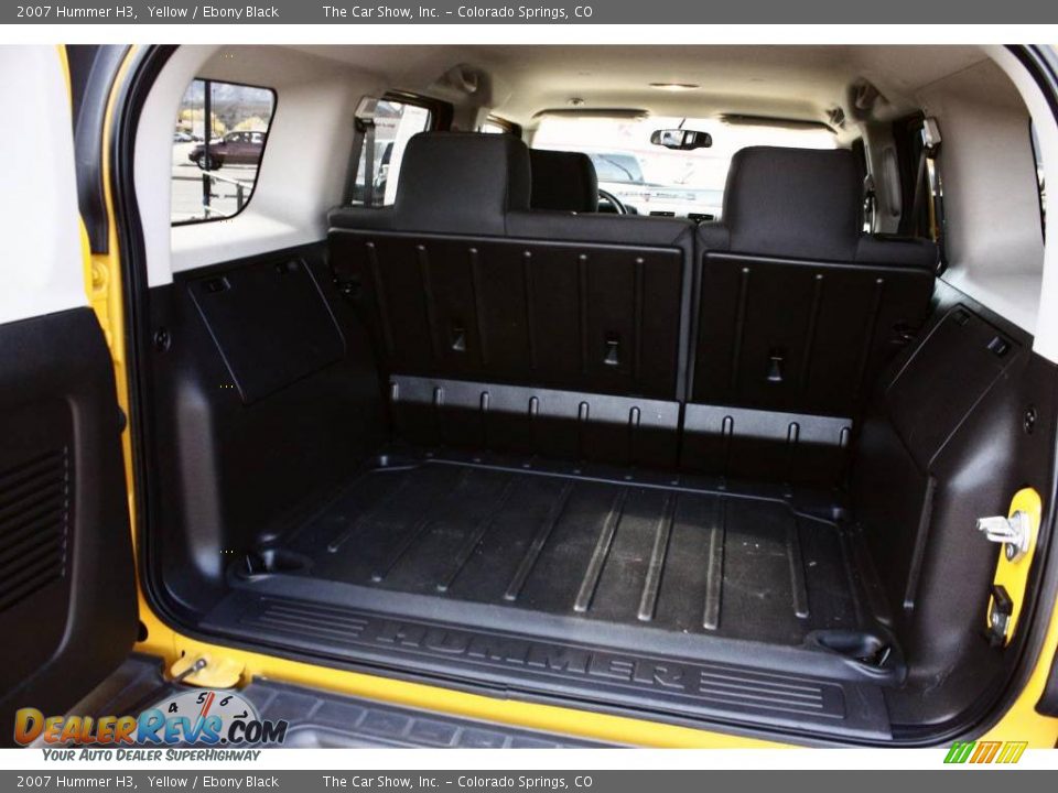 2007 Hummer H3 Yellow / Ebony Black Photo #14