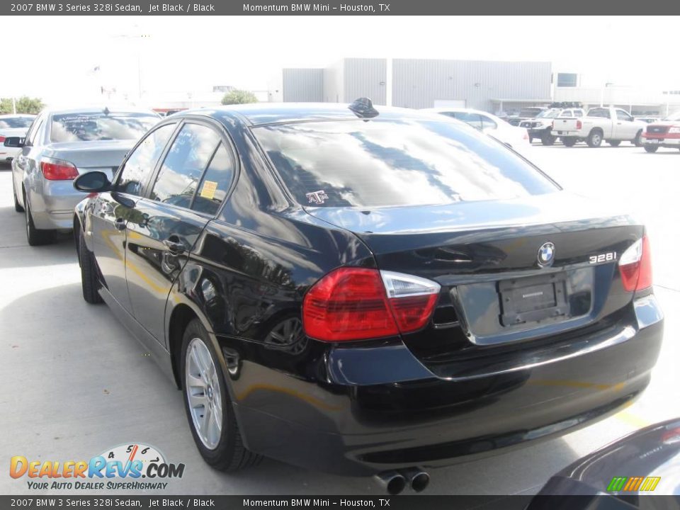 2007 BMW 3 Series 328i Sedan Jet Black / Black Photo #2