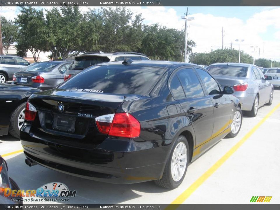 2007 BMW 3 Series 328i Sedan Jet Black / Black Photo #3