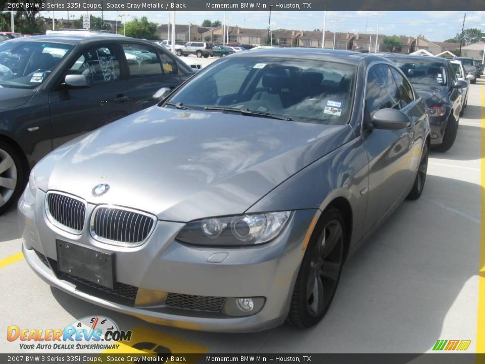 2007 BMW 3 Series 335i Coupe Space Gray Metallic / Black Photo #1