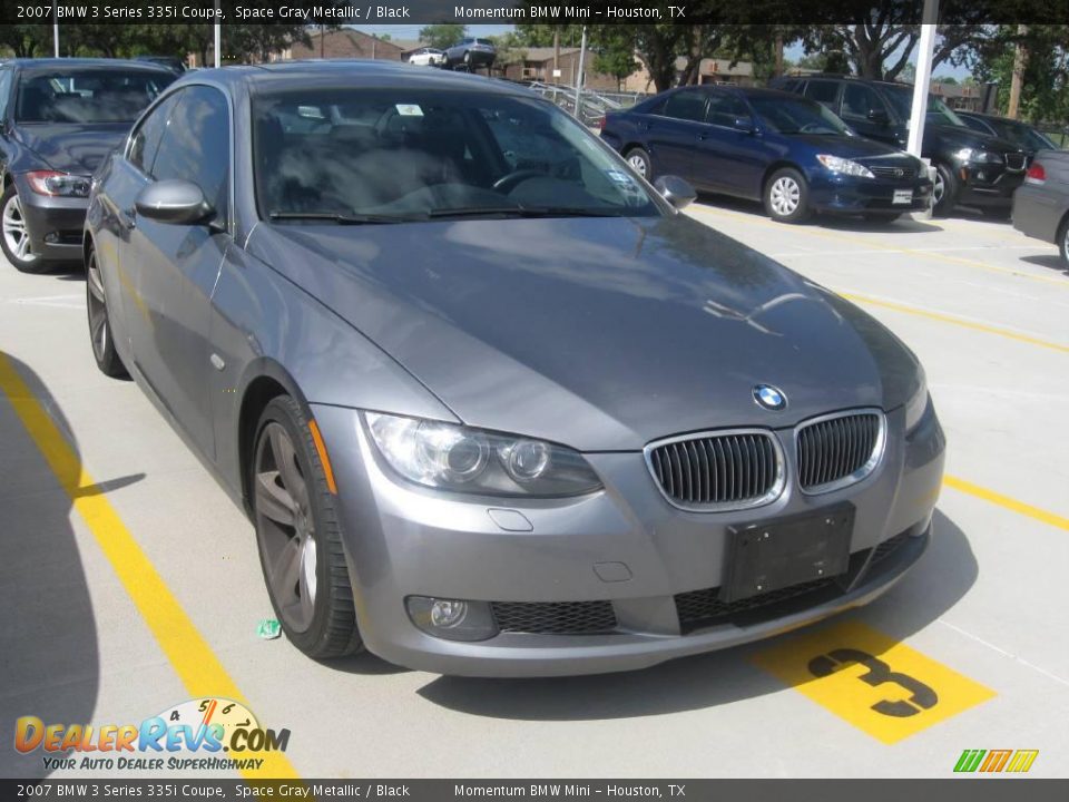 2007 BMW 3 Series 335i Coupe Space Gray Metallic / Black Photo #4