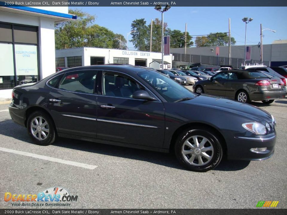 2009 Buick LaCrosse CXL Dark Slate Metallic / Ebony Photo #6