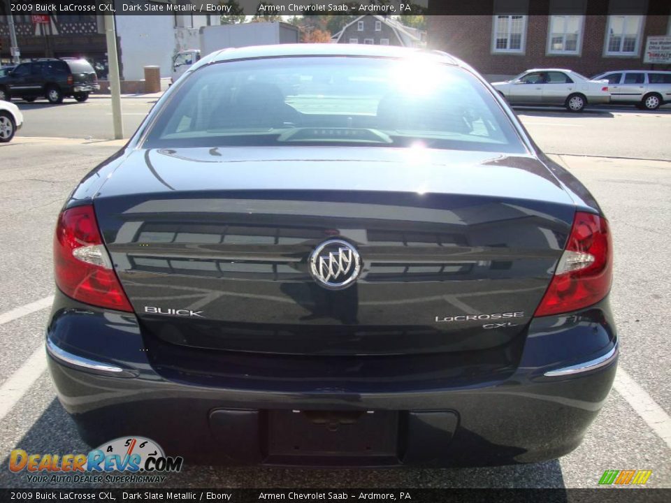 2009 Buick LaCrosse CXL Dark Slate Metallic / Ebony Photo #8