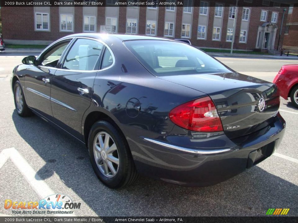 2009 Buick LaCrosse CXL Dark Slate Metallic / Ebony Photo #9