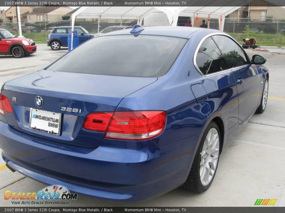 2007 BMW 3 Series 328i Coupe Montego Blue Metallic / Black Photo #3