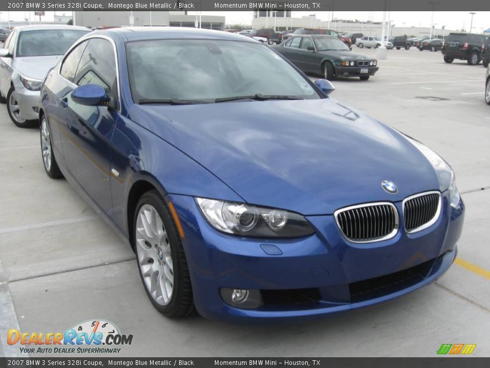 2007 BMW 3 Series 328i Coupe Montego Blue Metallic / Black Photo #4