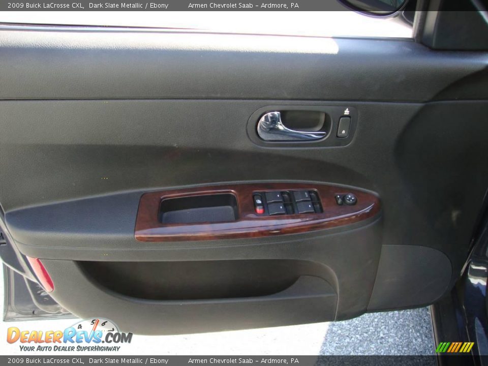 2009 Buick LaCrosse CXL Dark Slate Metallic / Ebony Photo #13