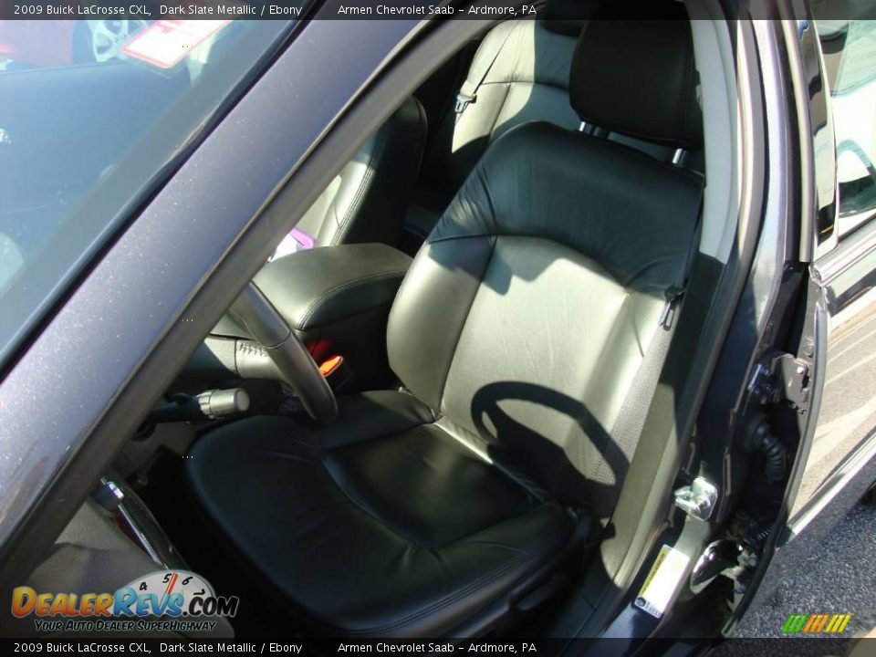 2009 Buick LaCrosse CXL Dark Slate Metallic / Ebony Photo #16