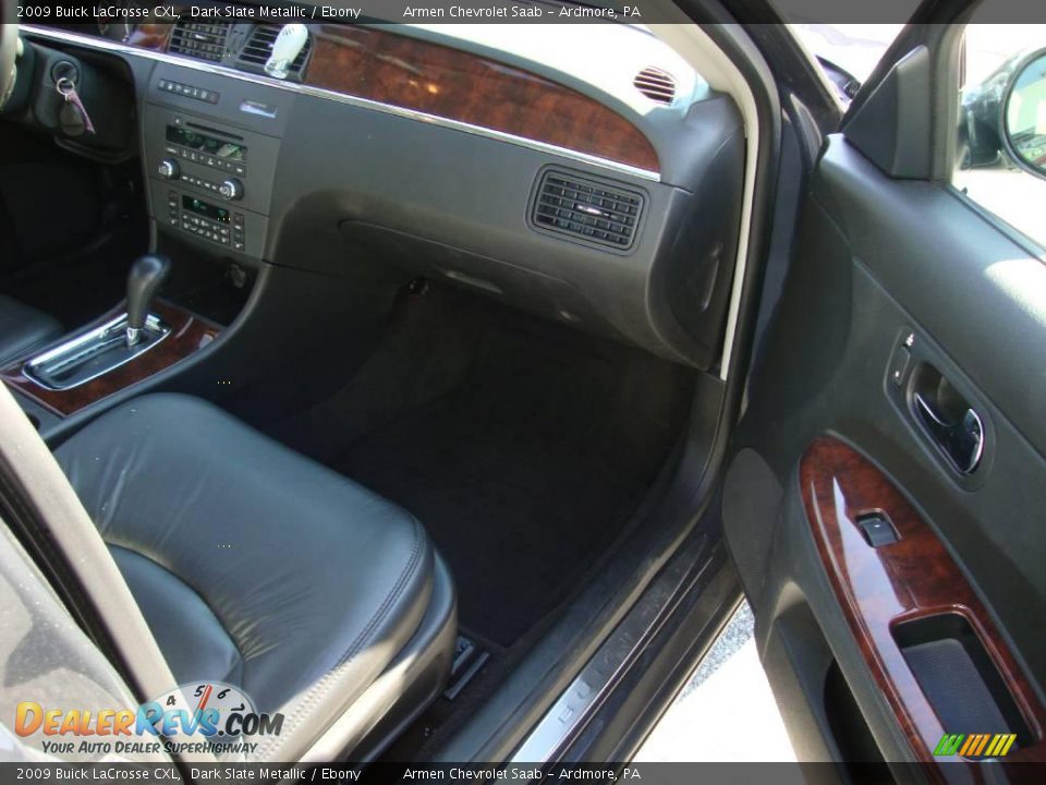 2009 Buick LaCrosse CXL Dark Slate Metallic / Ebony Photo #17