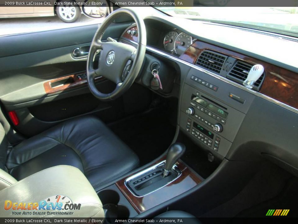 2009 Buick LaCrosse CXL Dark Slate Metallic / Ebony Photo #18