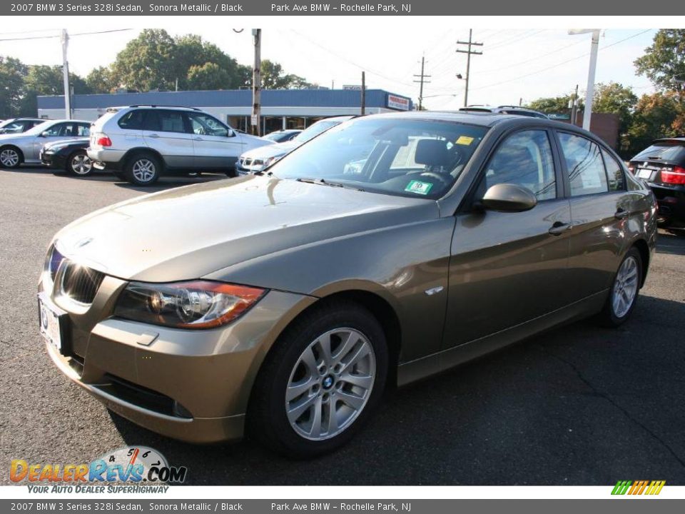 2007 BMW 3 Series 328i Sedan Sonora Metallic / Black Photo #4