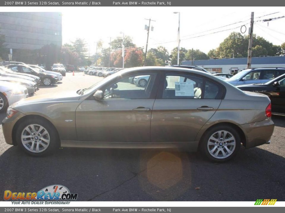 2007 BMW 3 Series 328i Sedan Sonora Metallic / Black Photo #5