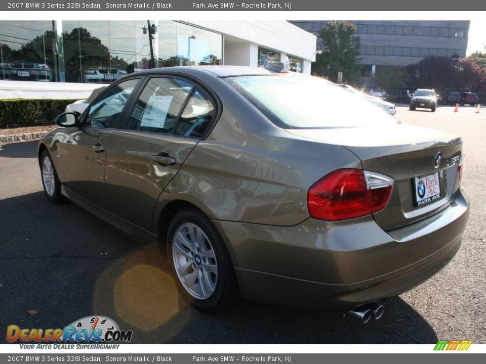 2007 BMW 3 Series 328i Sedan Sonora Metallic / Black Photo #6