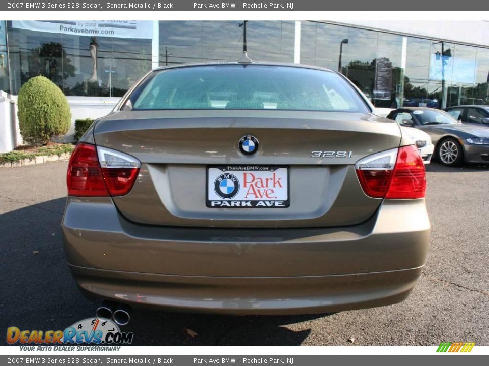 2007 BMW 3 Series 328i Sedan Sonora Metallic / Black Photo #7