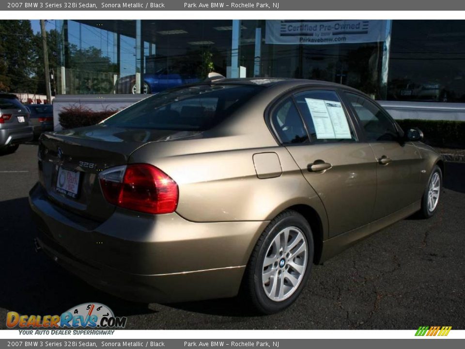 2007 BMW 3 Series 328i Sedan Sonora Metallic / Black Photo #8