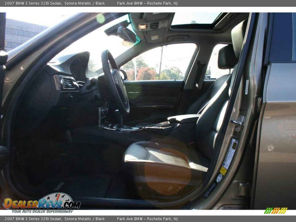 2007 BMW 3 Series 328i Sedan Sonora Metallic / Black Photo #12