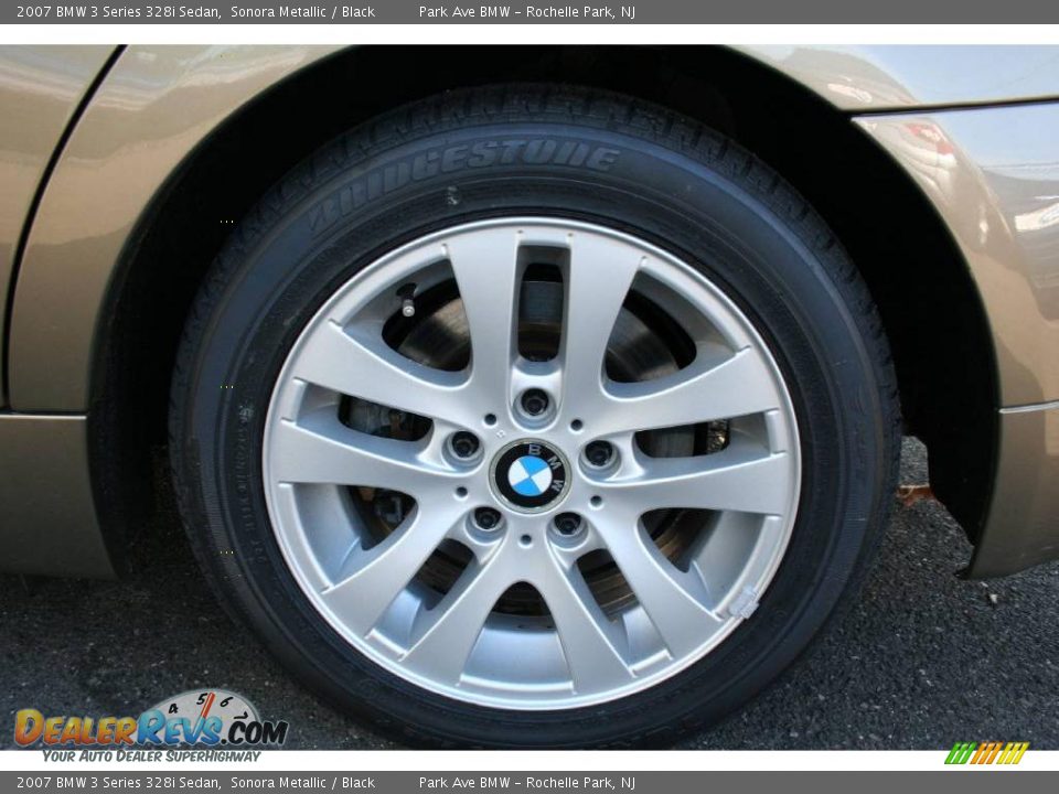 2007 BMW 3 Series 328i Sedan Sonora Metallic / Black Photo #25