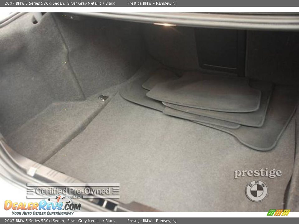 2007 BMW 5 Series 530xi Sedan Silver Grey Metallic / Black Photo #8