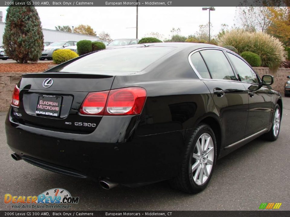 2006 Lexus GS 300 AWD Black Onyx / Cashmere Photo #4