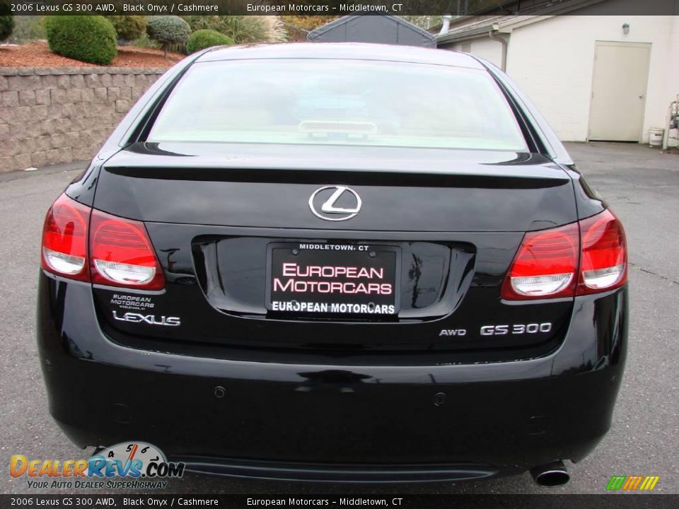 2006 Lexus GS 300 AWD Black Onyx / Cashmere Photo #8