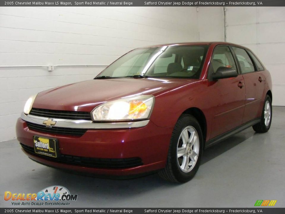 2005 Chevrolet Malibu Maxx LS Wagon Sport Red Metallic / Neutral Beige Photo #1