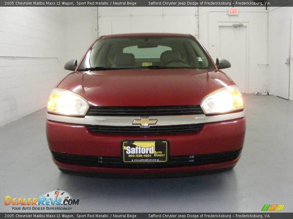 2005 Chevrolet Malibu Maxx LS Wagon Sport Red Metallic / Neutral Beige Photo #2