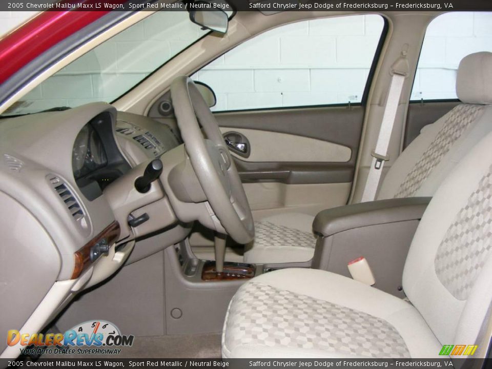 2005 Chevrolet Malibu Maxx LS Wagon Sport Red Metallic / Neutral Beige Photo #11