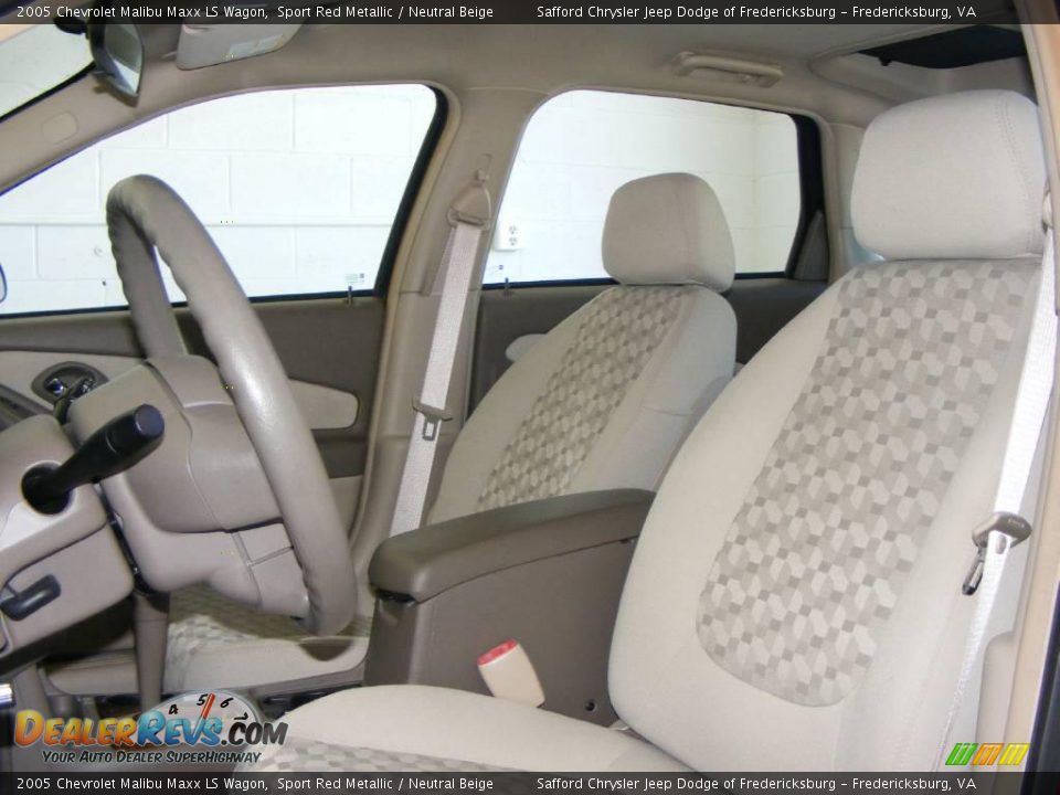 2005 Chevrolet Malibu Maxx LS Wagon Sport Red Metallic / Neutral Beige Photo #12